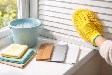 Cómo limpiar persianas (PVC, aluminio y madera) sin rayarlas: trucos rápidos y eficaces Cómo limpiar persianas (PVC, aluminio y madera) sin rayarlas: trucos rápidos y eficaces