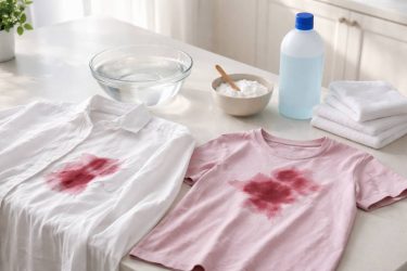 Cómo quitar manchas de vino tinto en ropa blanca y de color sin desteñir